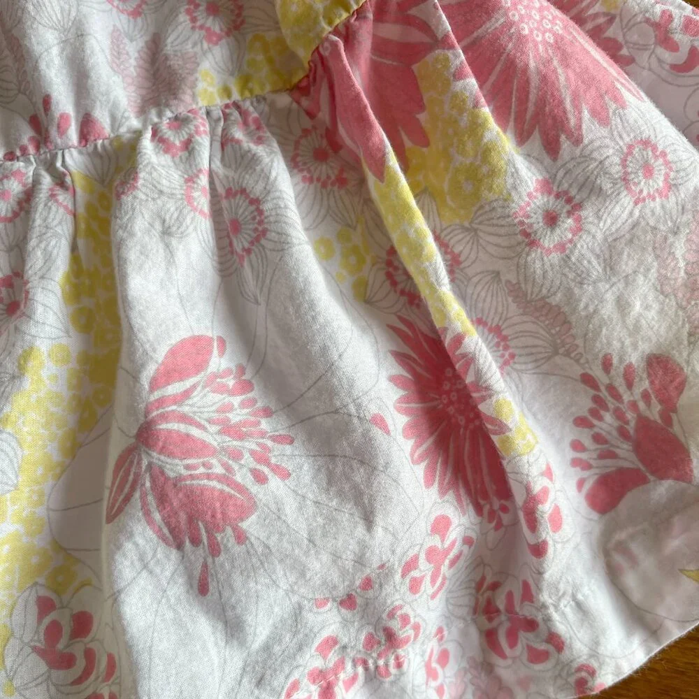 Old Navy tiered floral maxi dress 12-18m